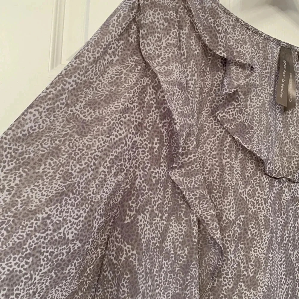 Pennington  Grey/White Tunic 1X